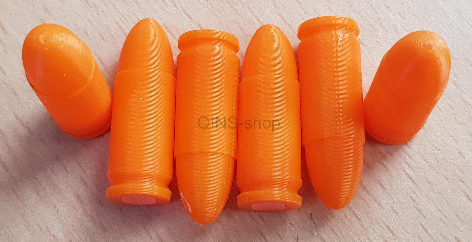 Náboj cvičný 9mm Luger plastový 3D